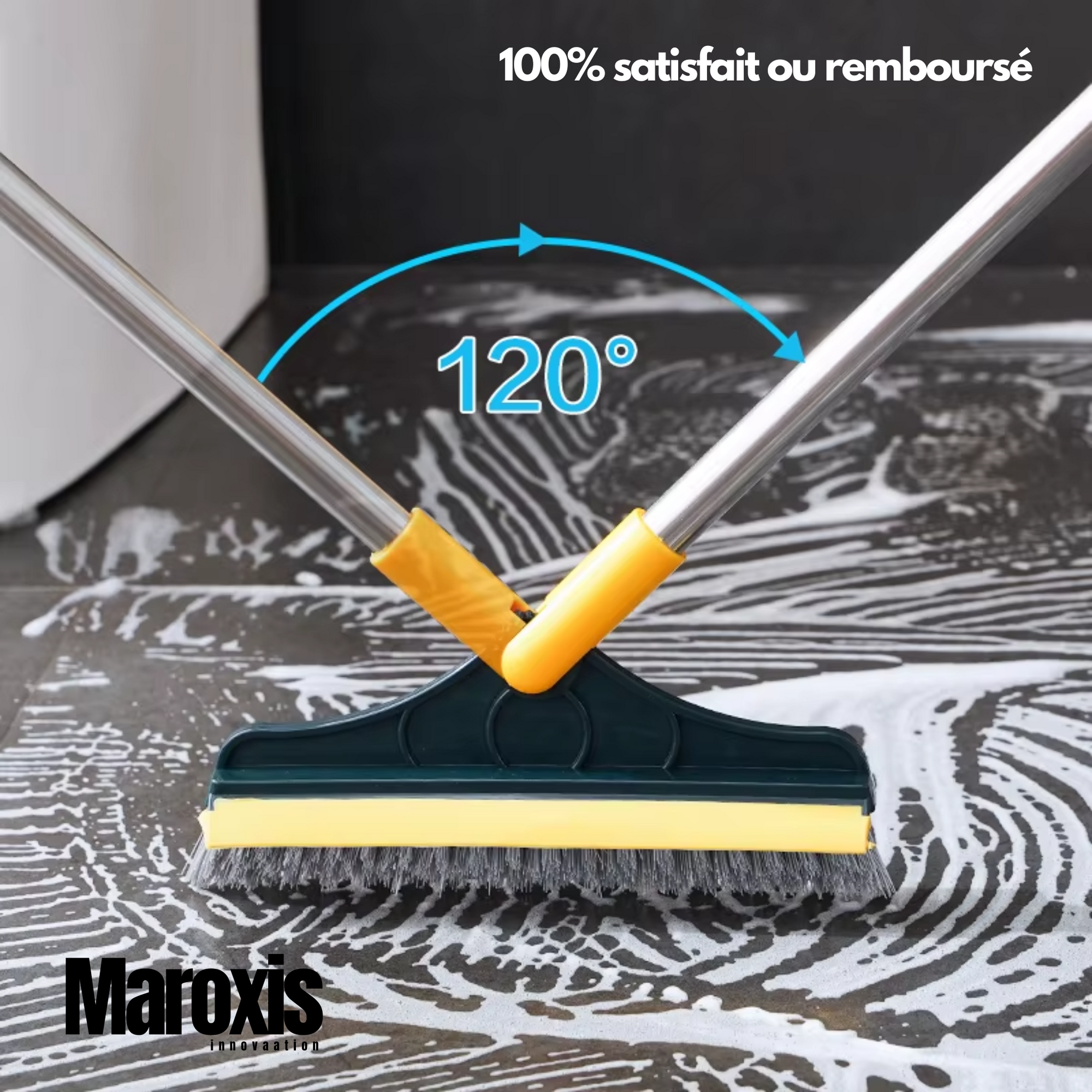 Maroxis Brosse 2-en-1 Multi-Surface